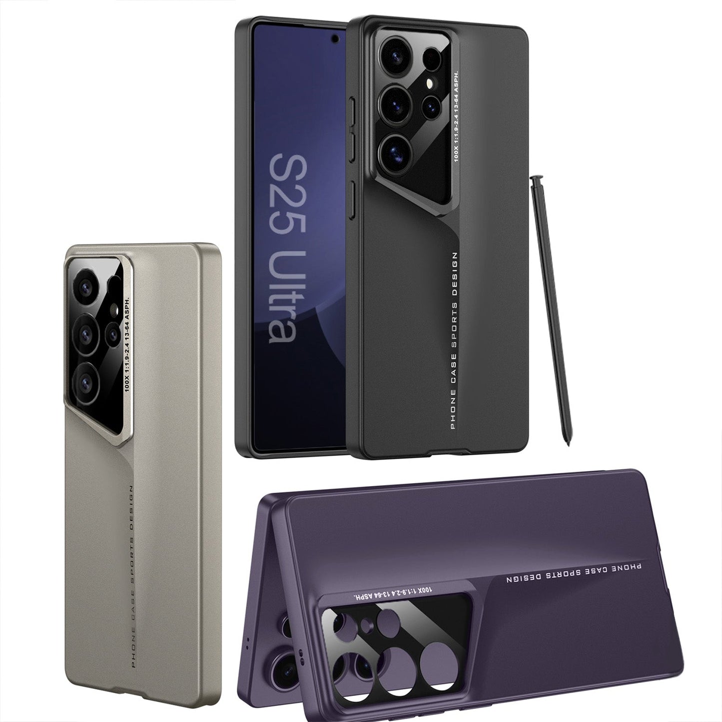 LEEKA Samsung S25 Ultra case with Super Luxury Sport car fiber Pro case design