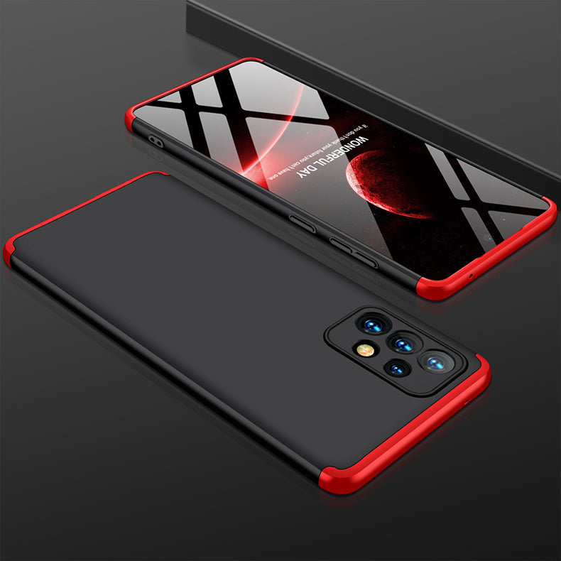 LEEKA Samsung A73 Full 3in1 Cover 360º Shockproof Armour Hard Matte PC Case