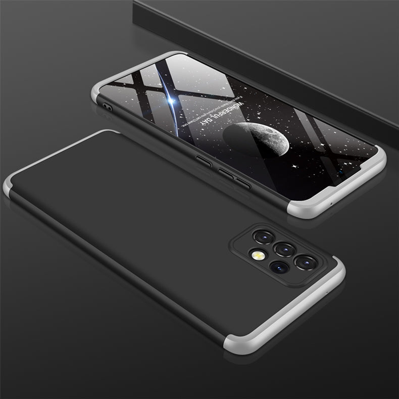 LEEKA Samsung A52 Full 3in1 Cover 360º Shockproof Armour Hard Matte PC Case