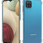 AntiShock Clear Back Cover Soft Silicone TPU Bumper case for Samsung A12