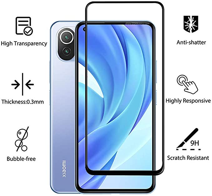 Screen Protector Tempered Glass for Xiaomi Mi 11 Lite