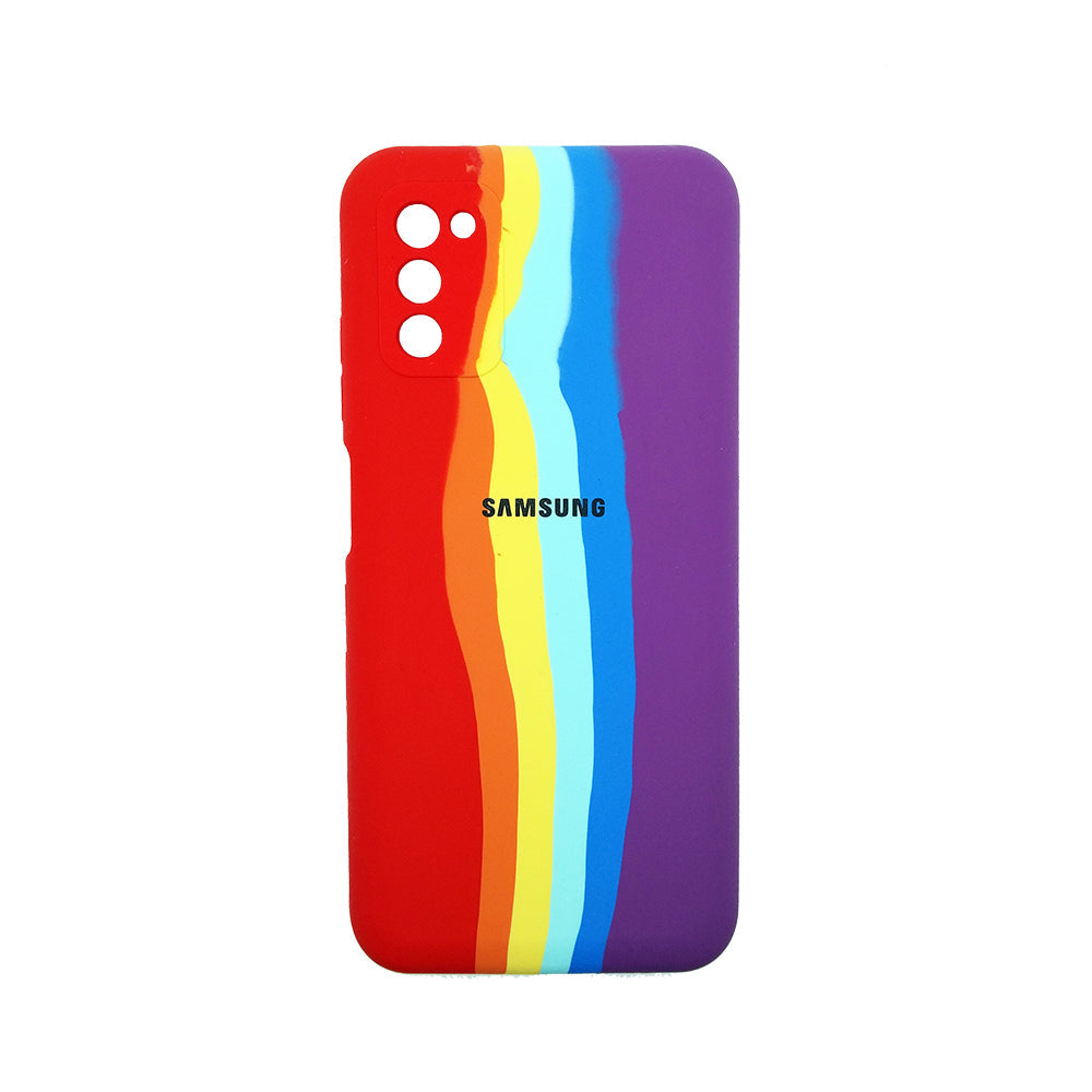 Latest Rainbow Silicone case for Samsung A03s