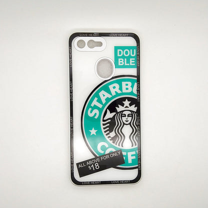 Starbucks Back Cover Hard Shel PC Case For OPPO F9 / F9 Pro