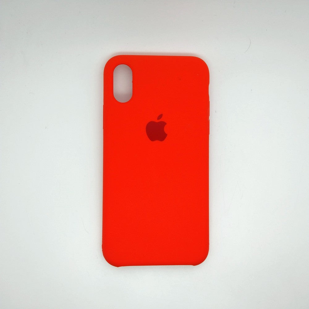 apple silicone case Velvet Hard back cover for iPhone X / XS