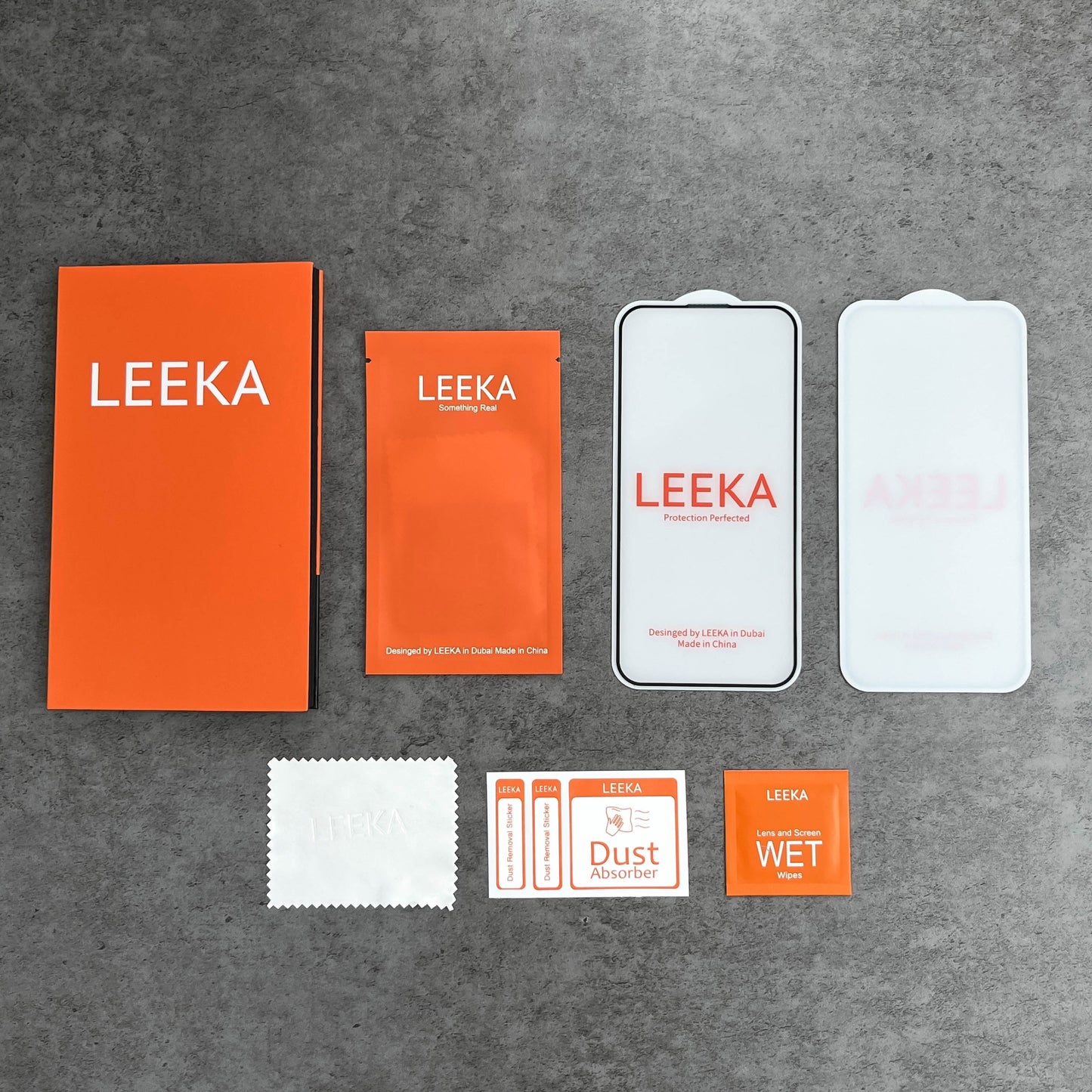LEEKA Apple iPhone 15 Pro Supreme Quality HD Clear Tempered Glass Screen Protector