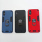 Redmi 9A Hard PC Case with Ring Holder - Shockproof Slim Cover