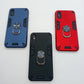 Redmi 9A Hard PC Case with Ring Holder - Shockproof Slim Cover