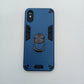 Redmi 9A Hard PC Case with Ring Holder - Shockproof Slim Cover