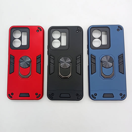 Vivo Y35 Hard PC Shockproof Case with Ring Holder
