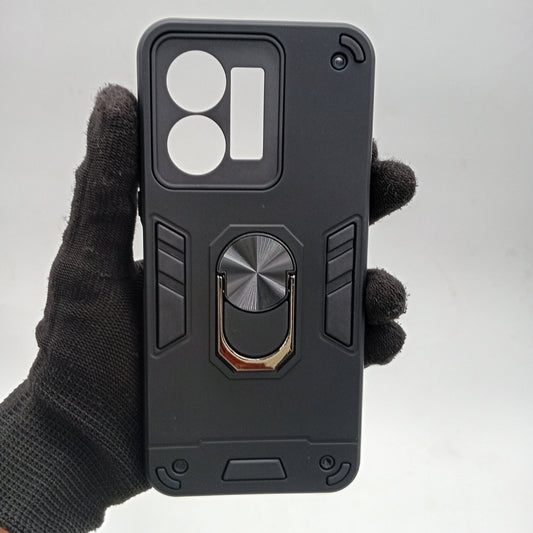 Vivo Y35 Hard PC Shockproof Case with Ring Holder
