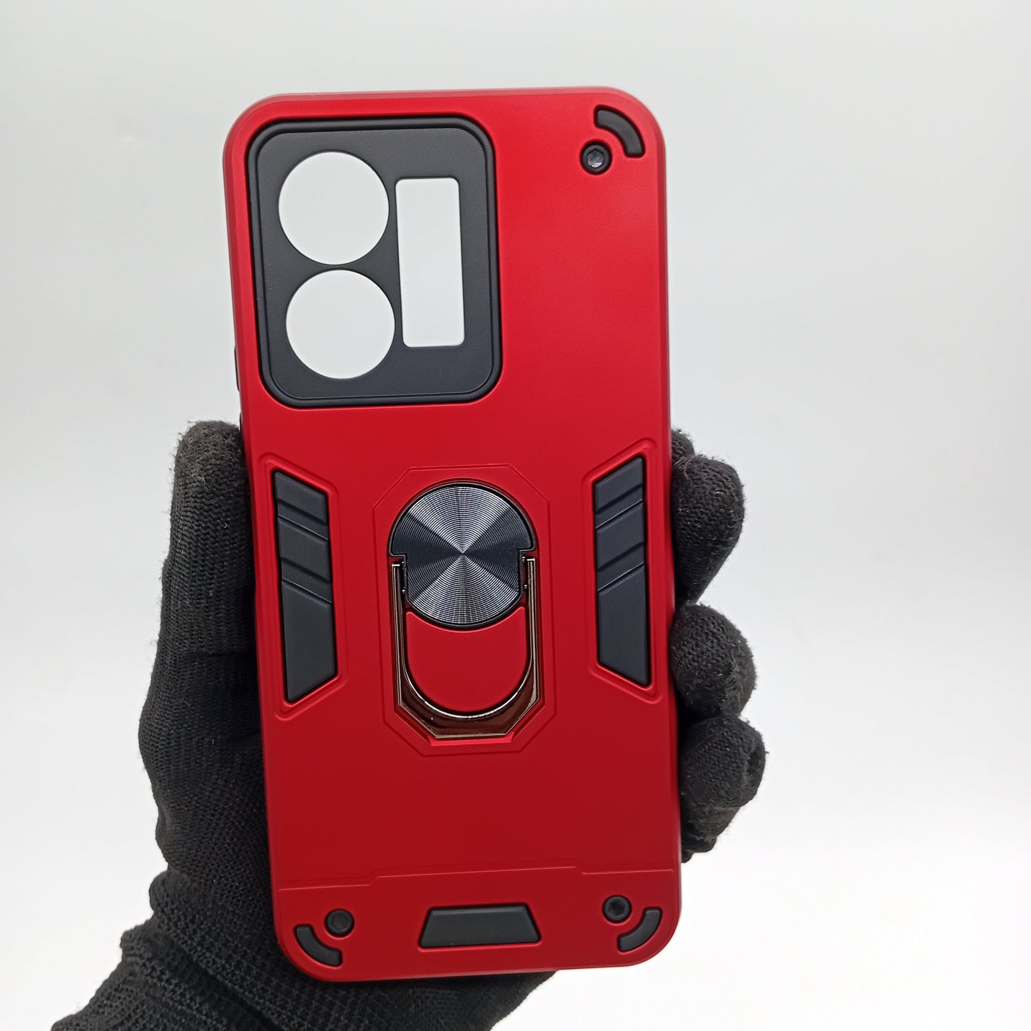 Vivo Y35 Hard PC Shockproof Case with Ring Holder