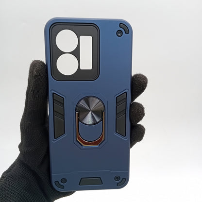 Vivo Y35 Hard PC Shockproof Case with Ring Holder