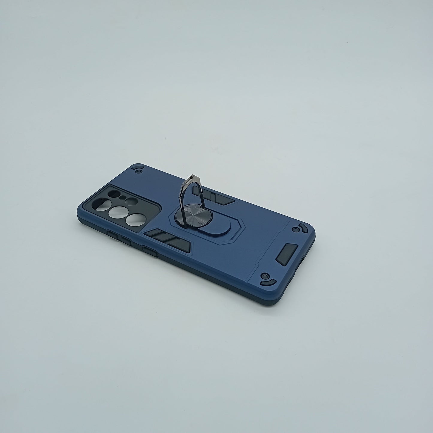 Samsung S21 Ultra Hard PC Case with Ring Holder, Shockproof Slim Back Cover