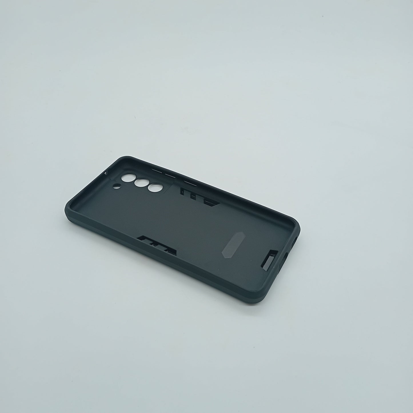 Samsung S21 FE Hard PC Case: Shockproof Slim Cover with Ring Holder