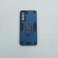 Samsung S21 FE Hard PC Case: Shockproof Slim Cover with Ring Holder