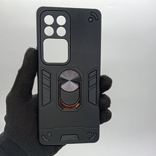 Vivo V30 Hard PC Shockproof Slim Case with Ring Holder