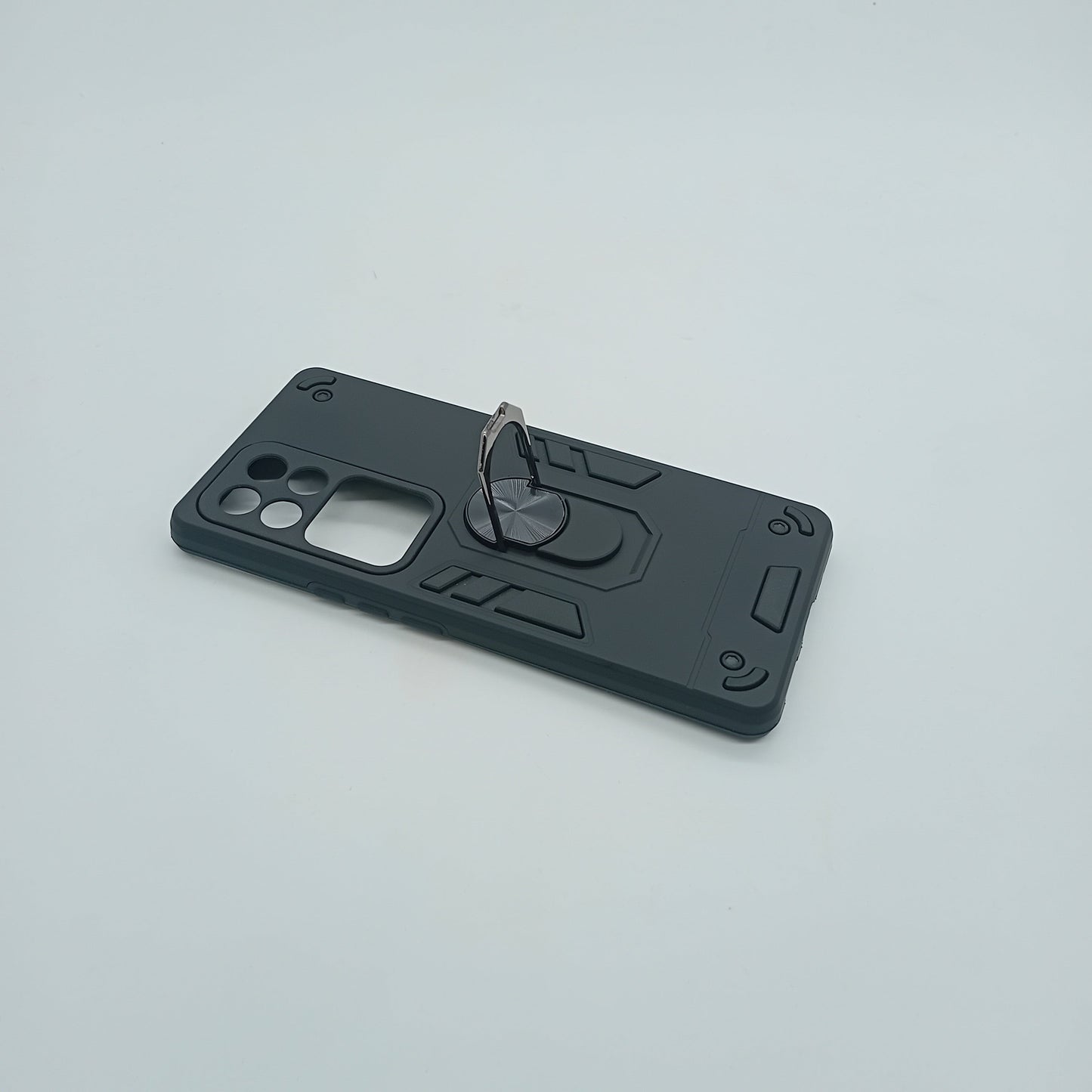 Vivo V30 Hard PC Shockproof Slim Case with Ring Holder