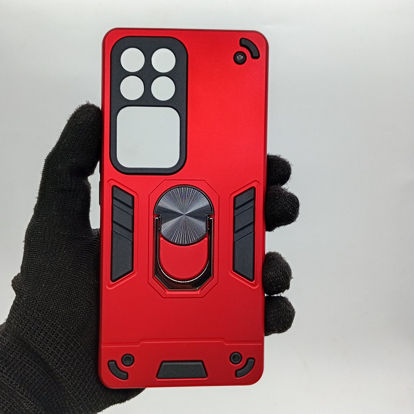 Vivo V30 Hard PC Shockproof Slim Case with Ring Holder