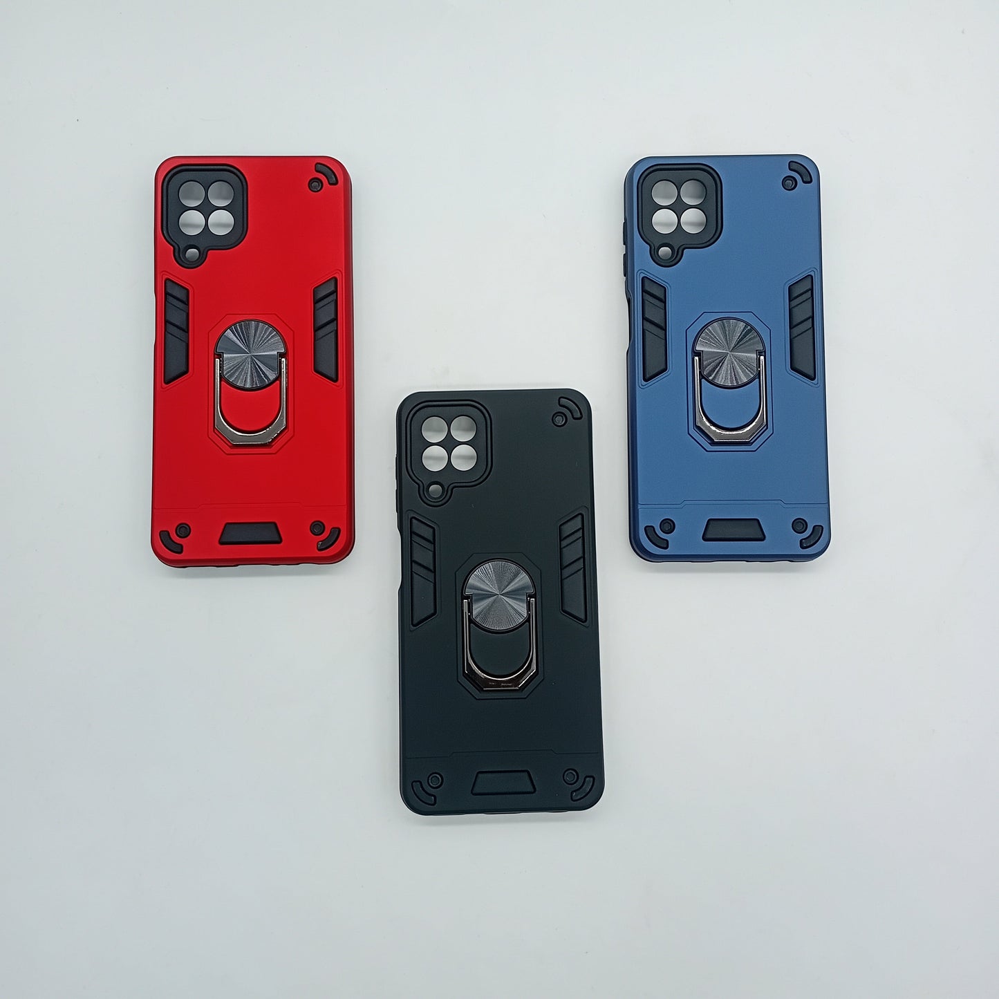 Samsung M32 Shockproof Hard PC Case with Ring Holder