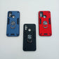 Tecno Spark 7 Hard PC Slim Shockproof Case with Ring Holder