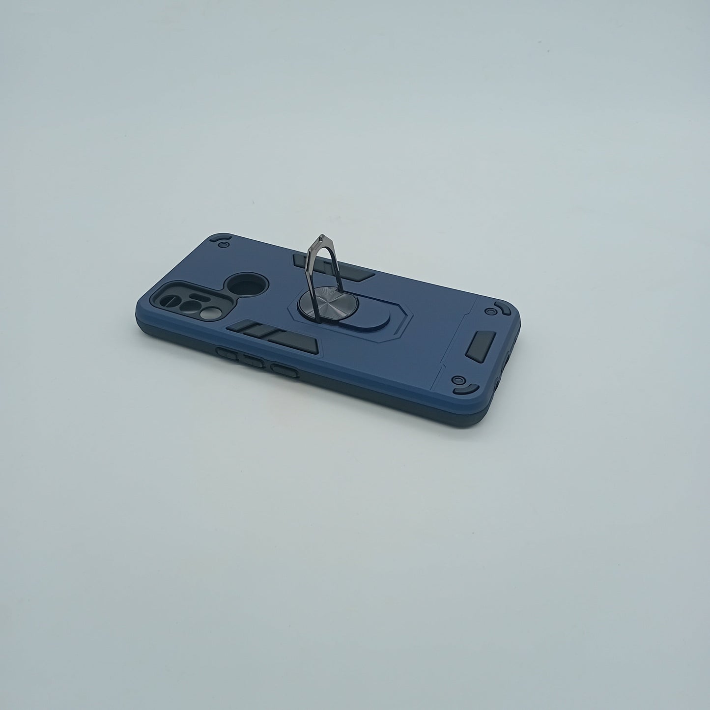 Tecno Spark 7 Hard PC Slim Shockproof Case with Ring Holder