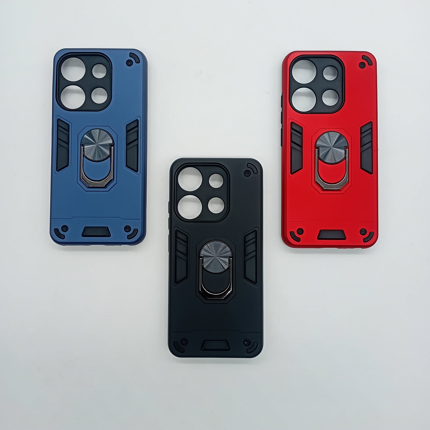 Tecno Spark Go 2023 Hard Case w/ Ring Holder, Shockproof Slim Cover