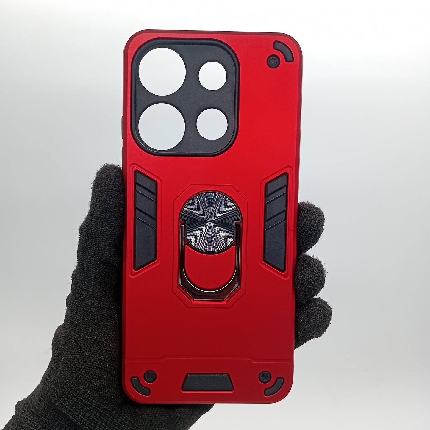 Tecno Spark Go 2023 Hard Case w/ Ring Holder, Shockproof Slim Cover