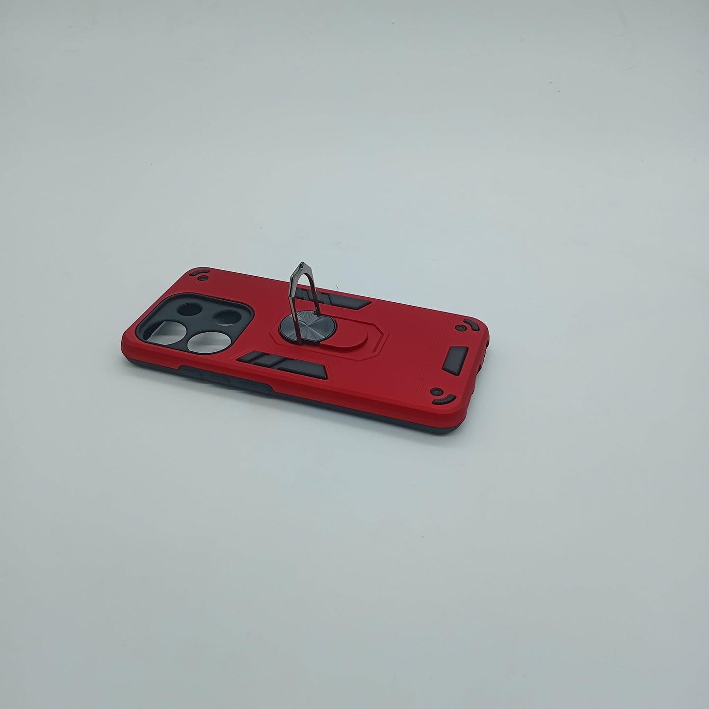 Tecno Spark Go 2023 Hard Case w/ Ring Holder, Shockproof Slim Cover