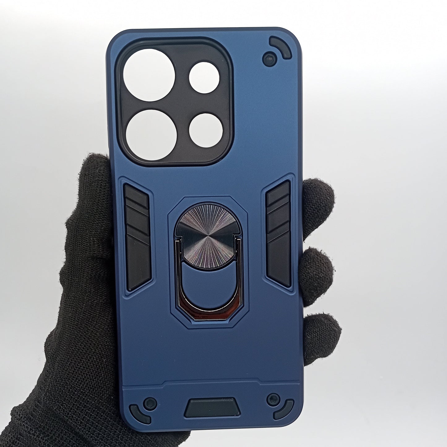 Tecno Spark Go 2023 Hard Case w/ Ring Holder, Shockproof Slim Cover