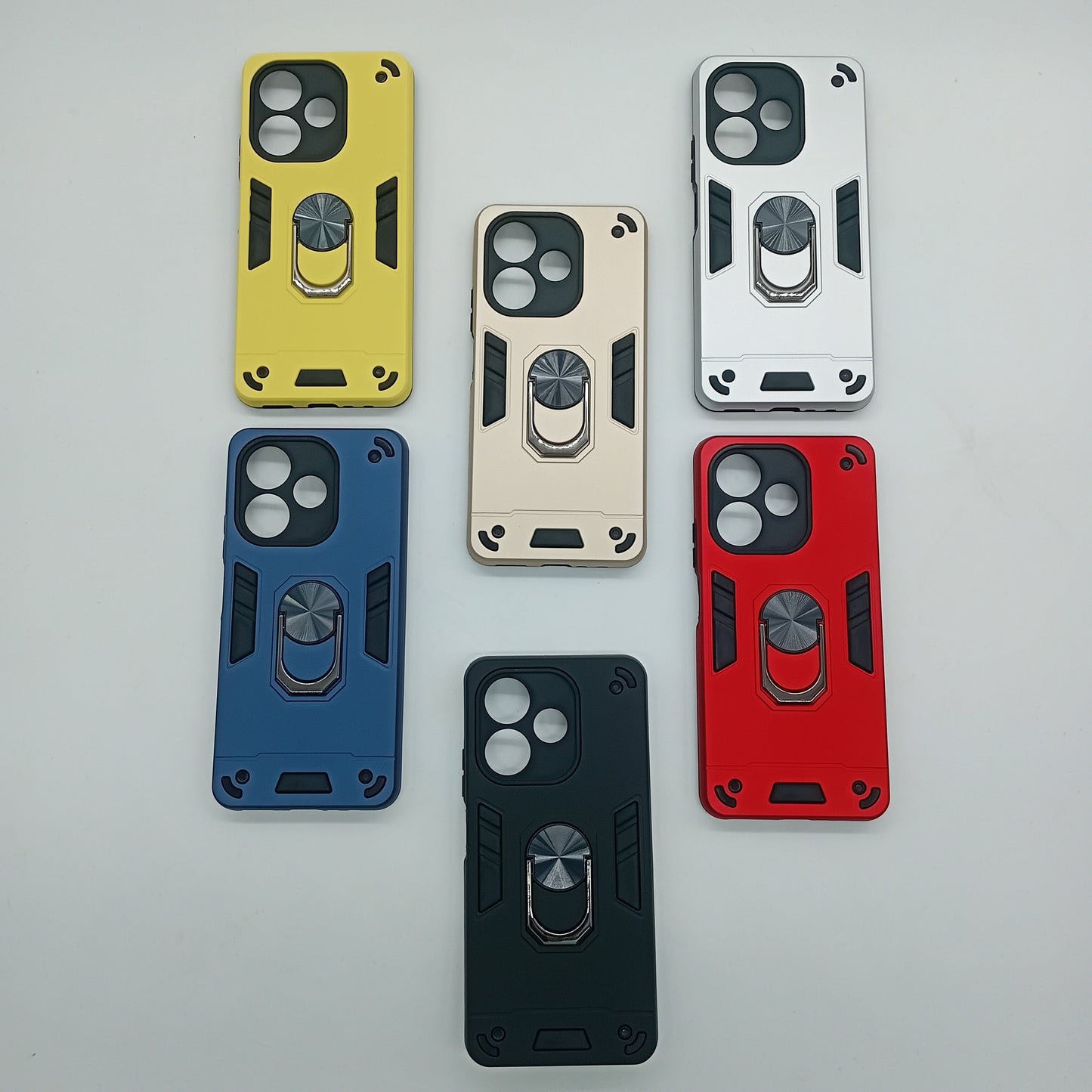 OPPO A5 Pro Hard PC Ring Holder Shockproof Slim Case