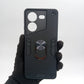 Tecno POVA 5 Hard PC Case | Shockproof Slim Cover with Ring Holder