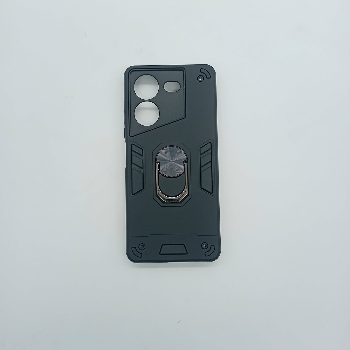 Tecno POVA 5 Hard PC Case | Shockproof Slim Cover with Ring Holder