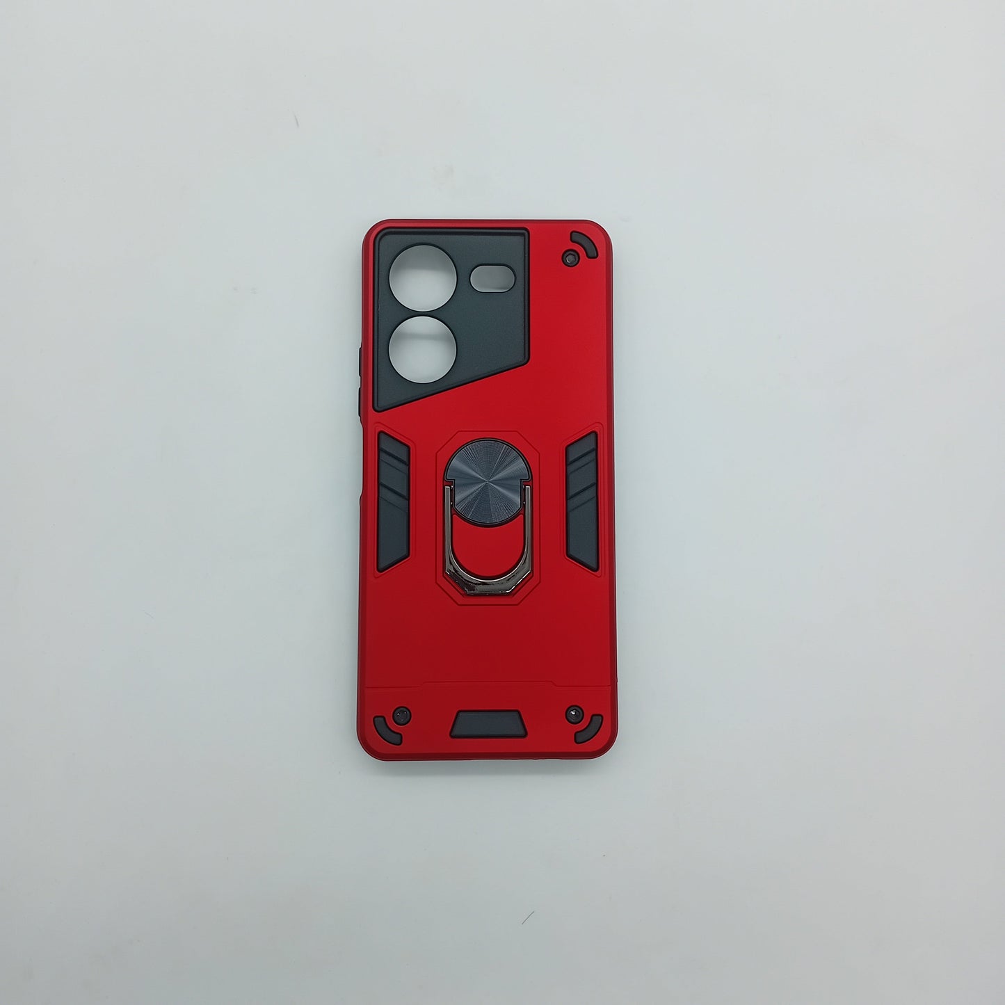 Tecno POVA 5 Hard PC Case | Shockproof Slim Cover with Ring Holder