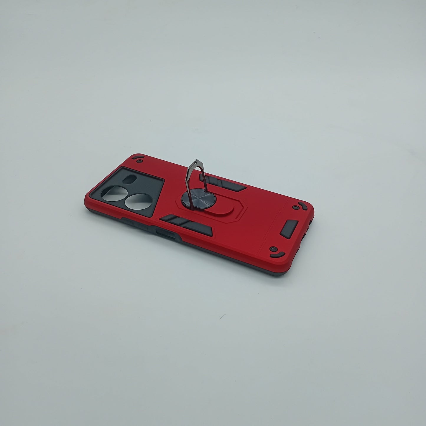 Tecno POVA 5 Hard PC Case | Shockproof Slim Cover with Ring Holder