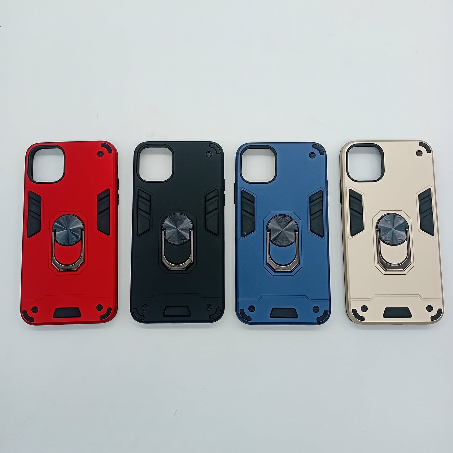 iPhone 11 Pro Max Hard Case with Ring Holder - Shockproof Slim Cover