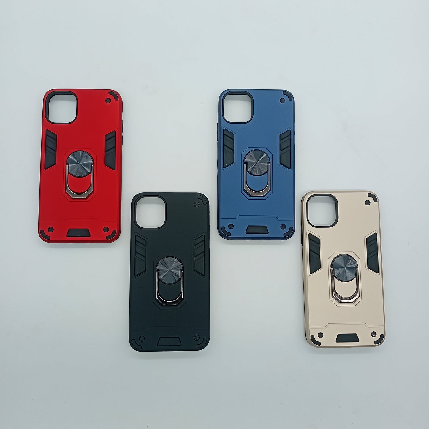 iPhone 11 Pro Max Hard Case with Ring Holder - Shockproof Slim Cover