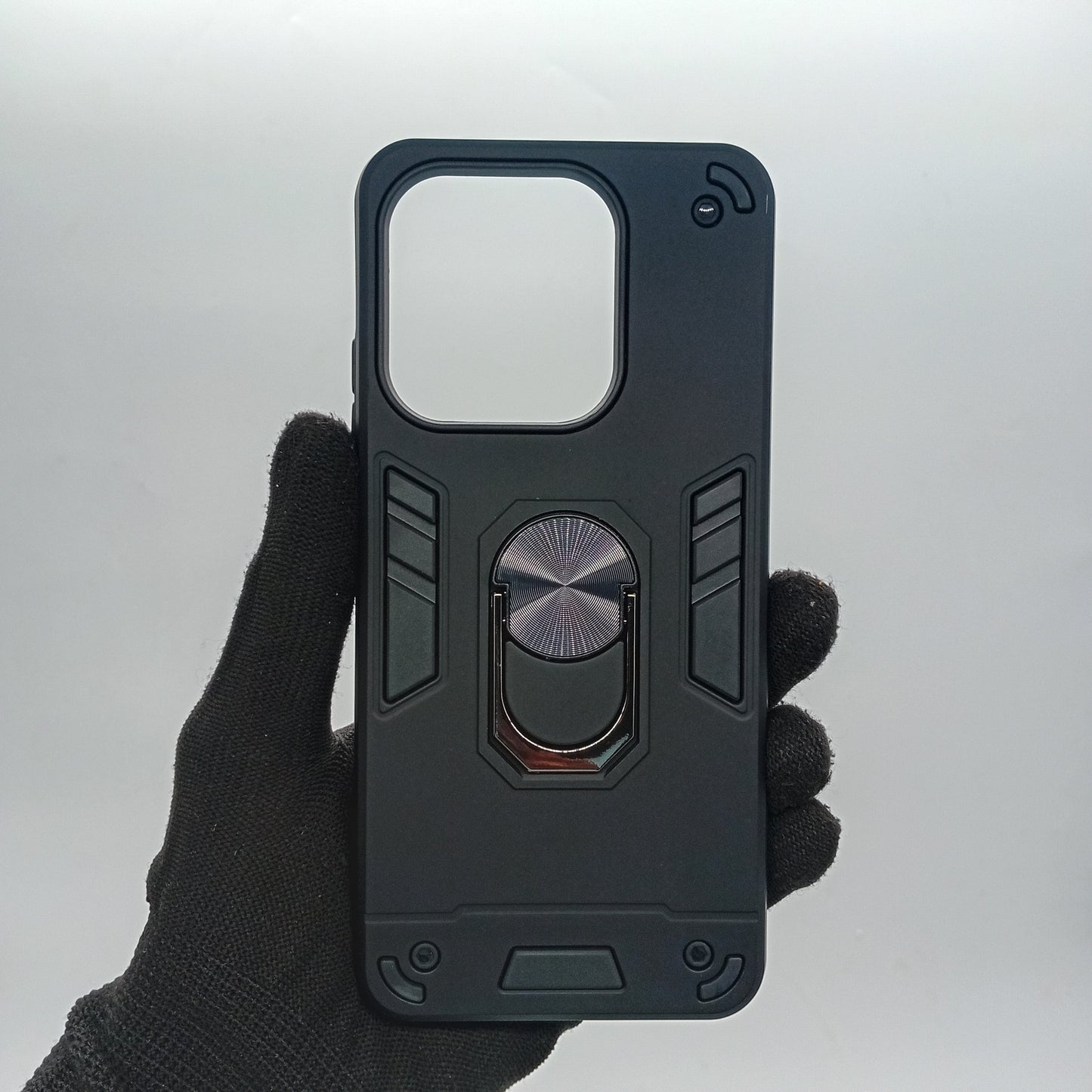 Infinix Smart 7 Hard PC Shockproof Case with Ring Holder