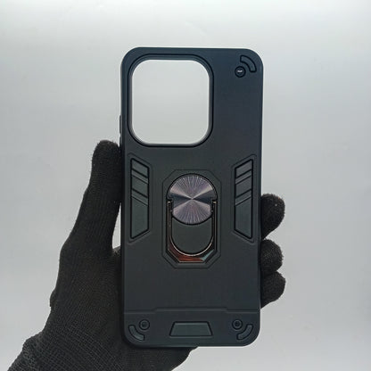 Infinix Smart 7 Hard PC Shockproof Case with Ring Holder
