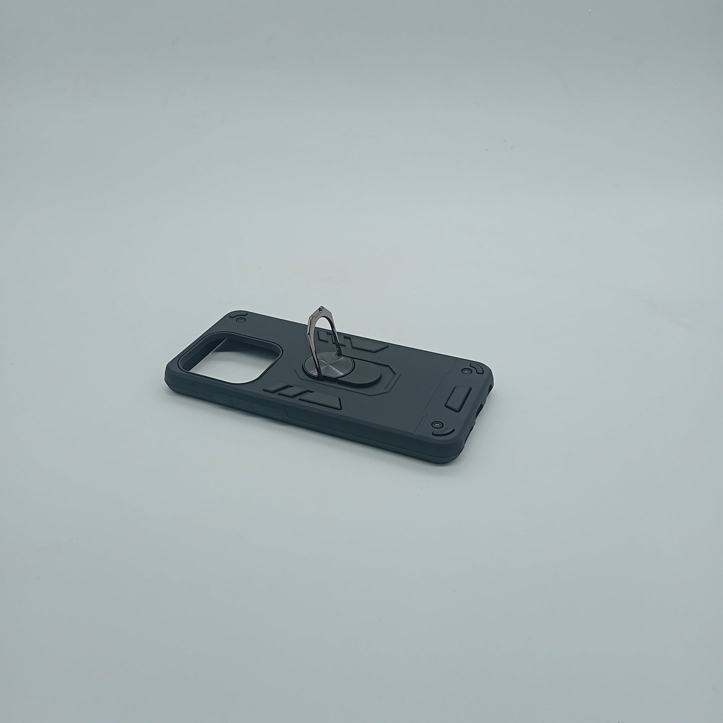Infinix Smart 7 Hard PC Shockproof Case with Ring Holder