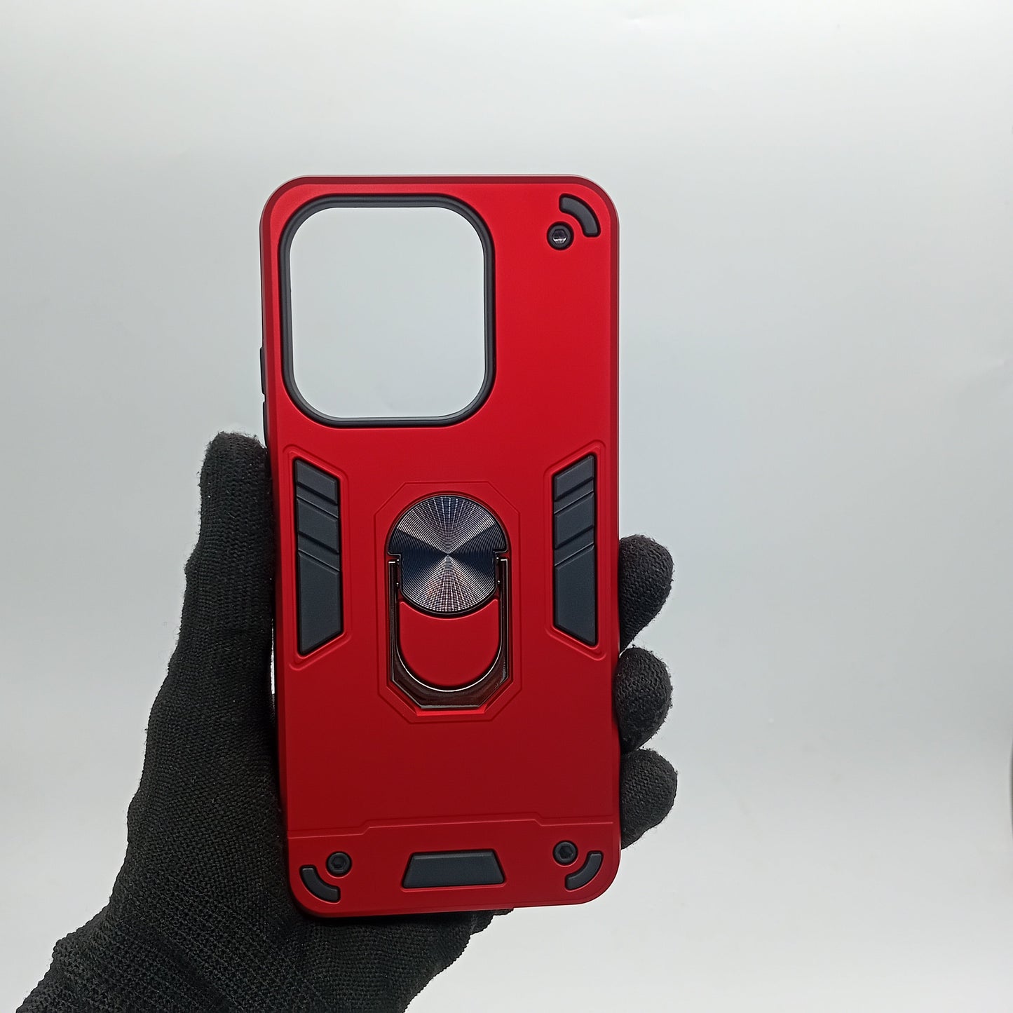 Infinix Smart 7 Hard PC Shockproof Case with Ring Holder