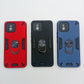 Vivo Y02 Hard PC Shockproof Case with Ring Holder