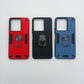 Vivo Y36 Hard PC Shockproof Case with Ring Holder - Slim Back Cover
