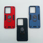 Vivo Y36 Hard PC Shockproof Case with Ring Holder - Slim Back Cover