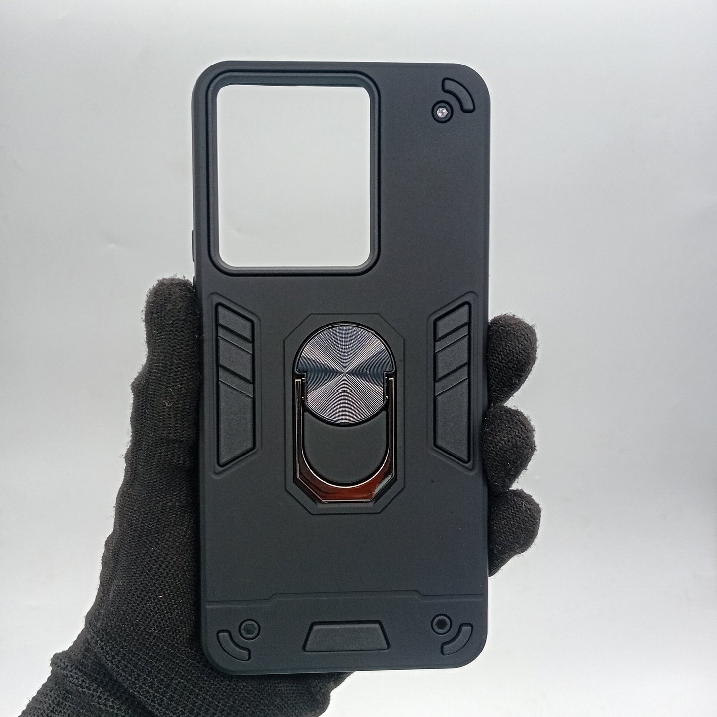 Vivo Y36 Hard PC Shockproof Case with Ring Holder - Slim Back Cover