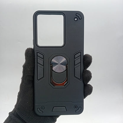 Vivo Y36 Hard PC Shockproof Case with Ring Holder - Slim Back Cover