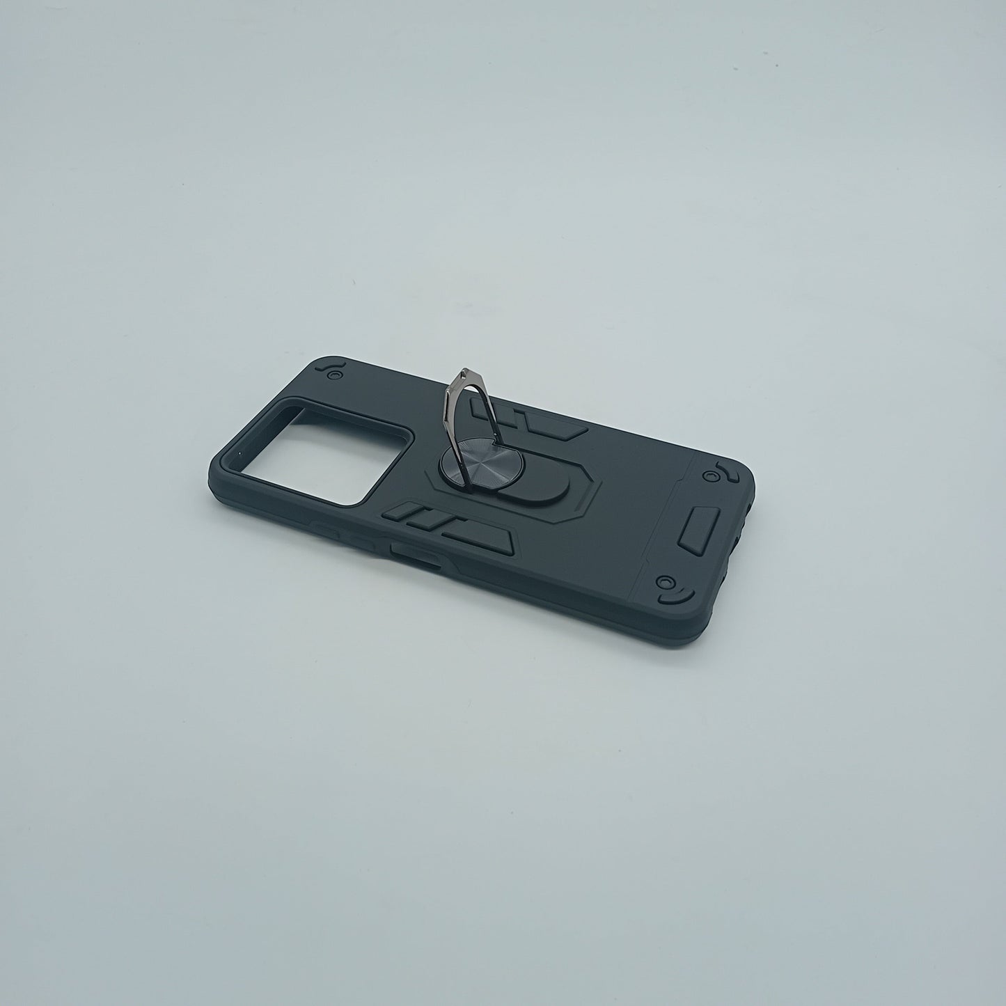Vivo Y36 Hard PC Shockproof Case with Ring Holder - Slim Back Cover