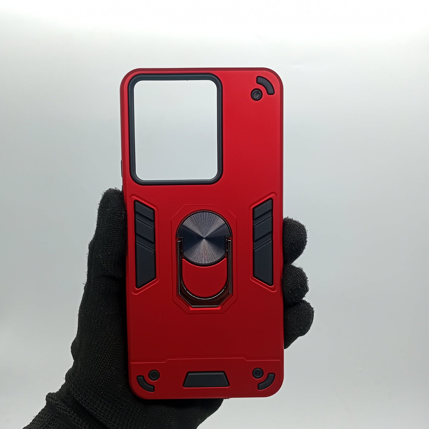 Vivo Y36 Hard PC Shockproof Case with Ring Holder - Slim Back Cover