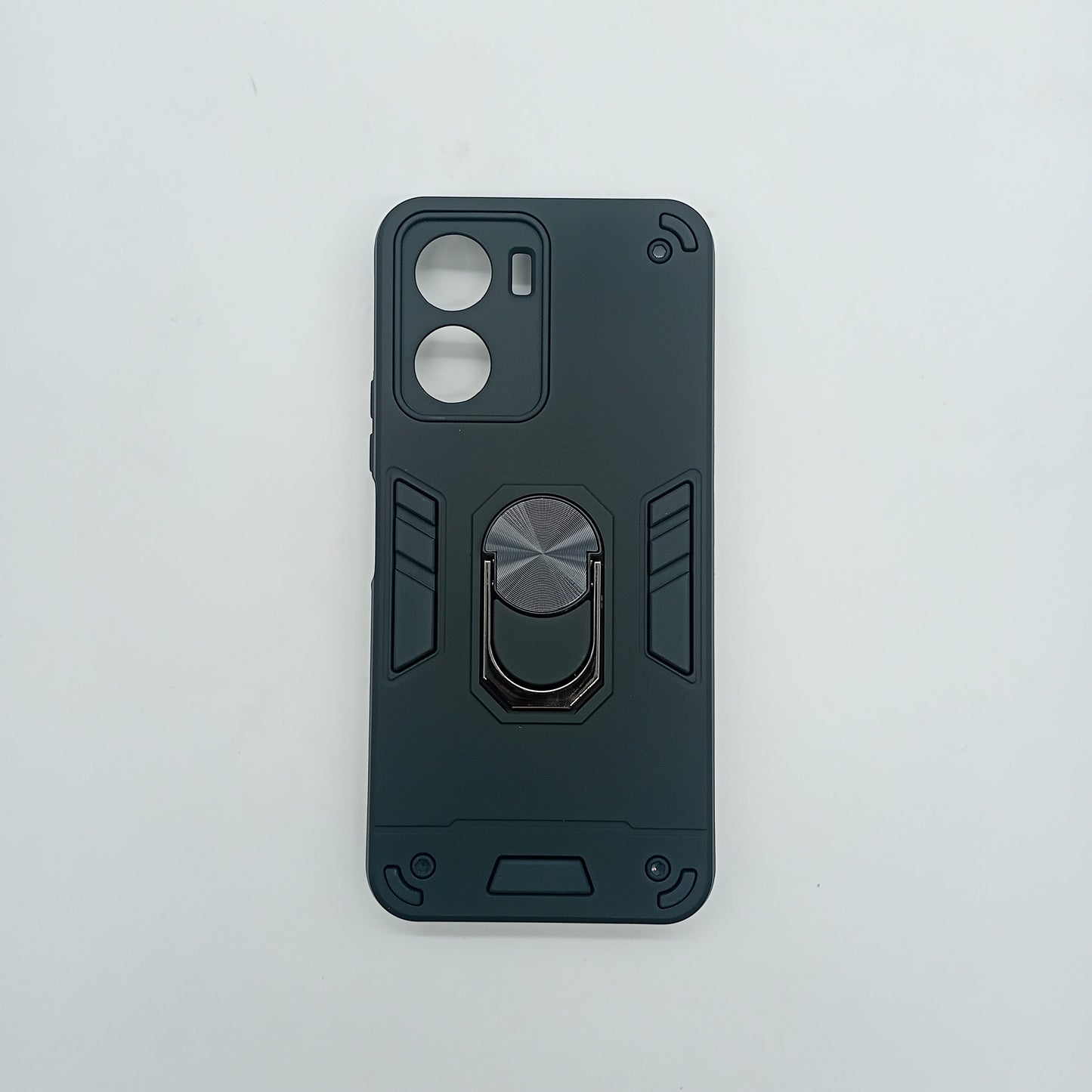 Vivo Y16 Hard PC Case: Shockproof Slim Cover with Ring Holder