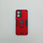 Vivo Y16 Hard PC Case: Shockproof Slim Cover with Ring Holder