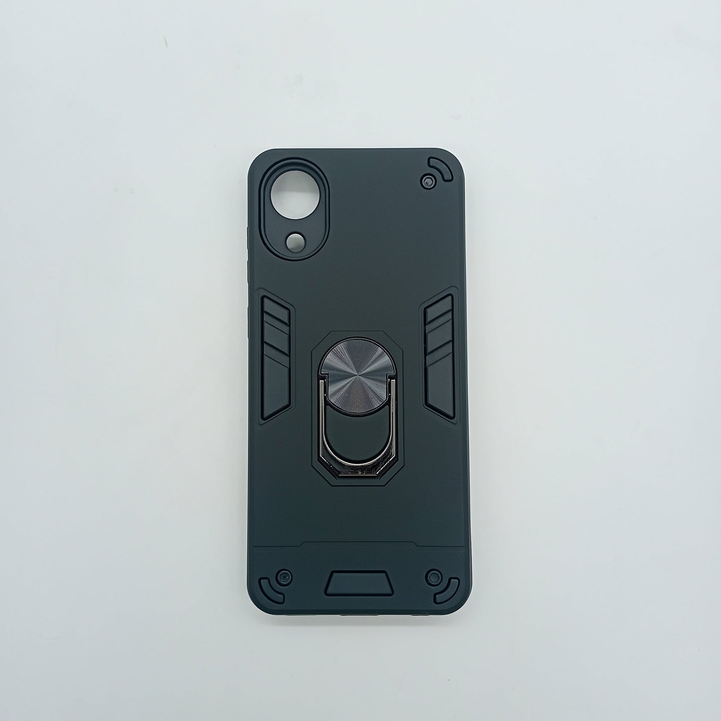 Samsung A03 Core Hard PC Case with Ring Holder - Shockproof Slim Cover